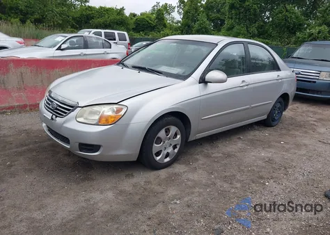 2008 Kia Spectra Ex from USA, damaged, VIN KNAFE122485577402